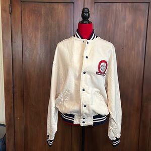 Vintage Doonesbury Our Turn Bomber Varsity Jacket L